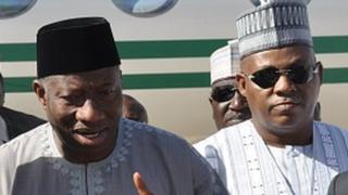 Goodluck Jonathan da Kashim Shatima