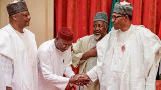 Buhari ya karbi bakoncin 'yan siyasar Kano