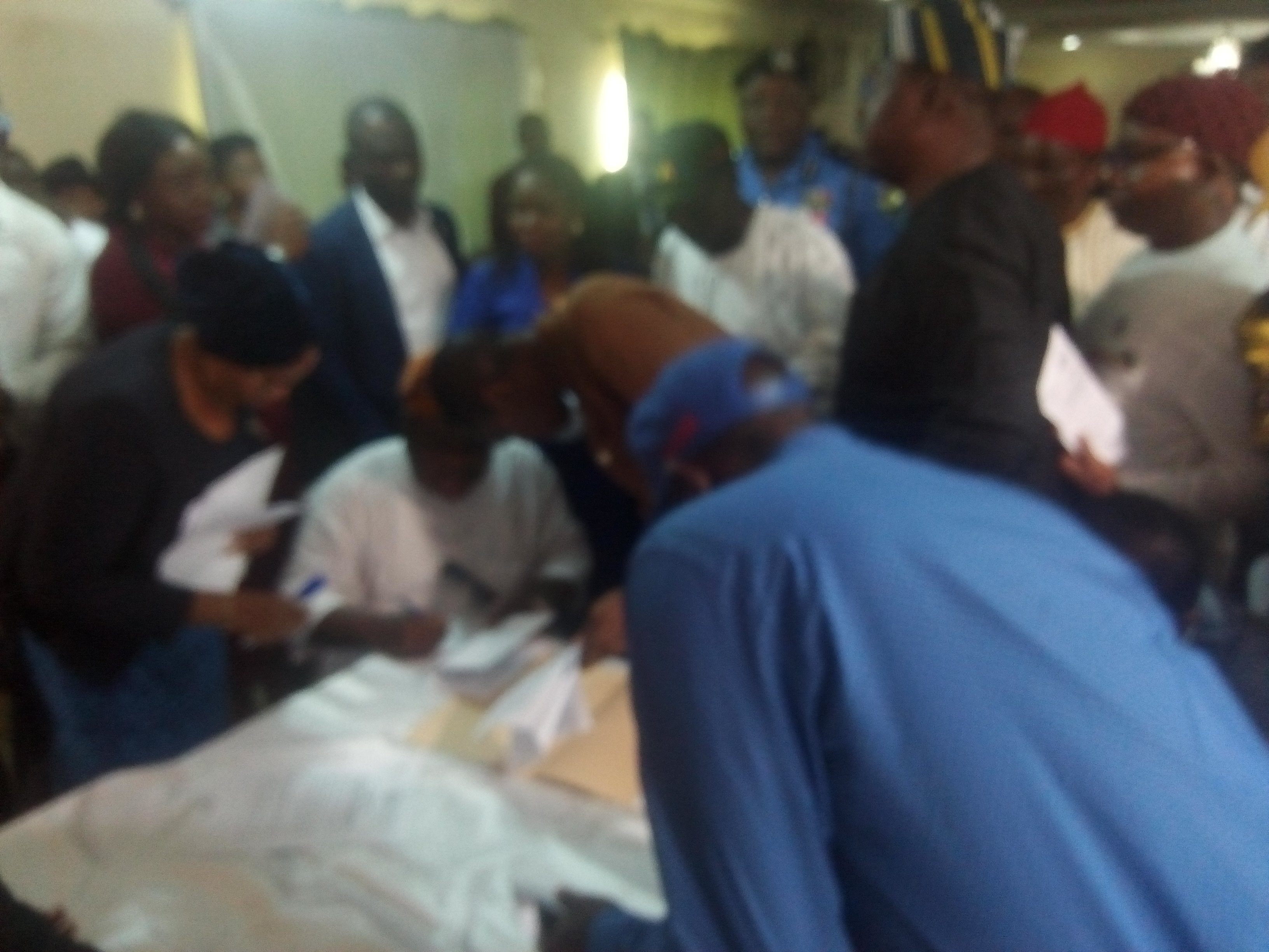 2019: Political parties sign peace accord in Lagos