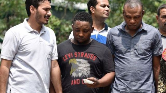 Police for Delhi, India arrest two Nigerians wit one lady from Kenya ontop suspicion say dem be drug supplier